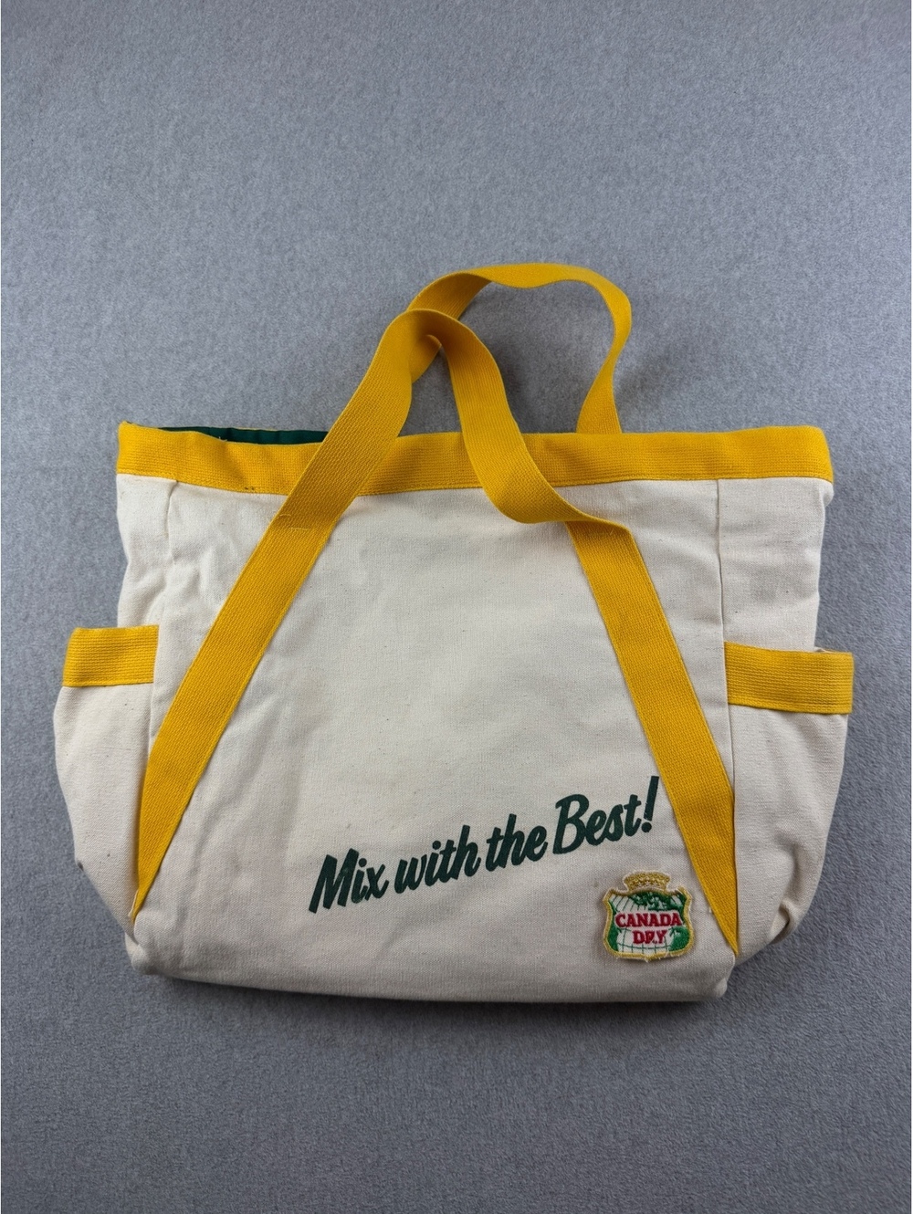 Canada Dry x Roots Vintage Canvas Tote Bag Mix With the Best Limited Edition